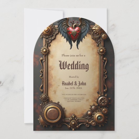 Het kloppende hart van de mechanica, kaart (Voorkant)