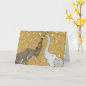 Het knallen van Cork Kaart (Gele Bloem)