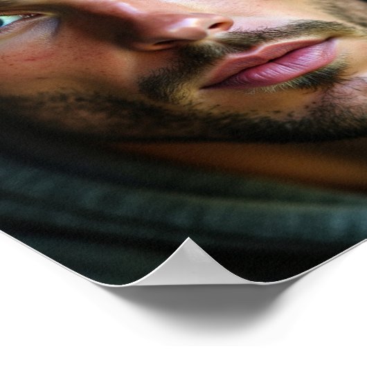 Het knappe jonge Amerikaanse man Poster (Hoek)