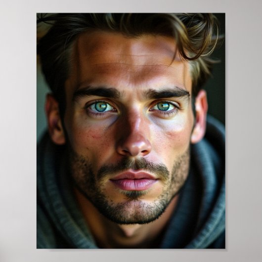 Het knappe jonge Amerikaanse man Poster (Voorkant)