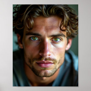 Het knappe jonge Amerikaanse man Poster