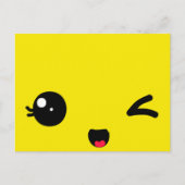 Het knipogen briefkaart (Voorkant)