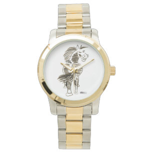 Het knipogen het Goede Geluk van het Paard! Horloge