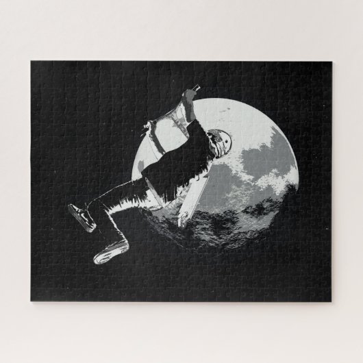 Het Knipperen van de Maan - Til-whip Stunt van de  Legpuzzel (Horizontaal)