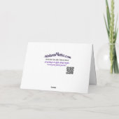 Het knockout nam toe & past Knop 4397 aan Bedankkaart (Achterkant)