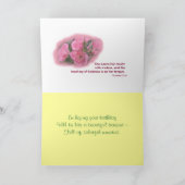 Het knockout nam toe & past Knop 4397 aan Bedankkaart (Binnen)