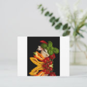 Het Knoflook van de Tomaten van het Basilicum van Briefkaart (Staand voorkant)