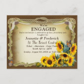 Het Knot Celebration Verloving koppelen Uitnodiging Briefkaart (Voorkant)