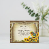 Het Knot Celebration Verloving koppelen Uitnodiging Briefkaart (Staand voorkant)