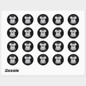 Het Koala-Beer redden Ronde Sticker (Vel)