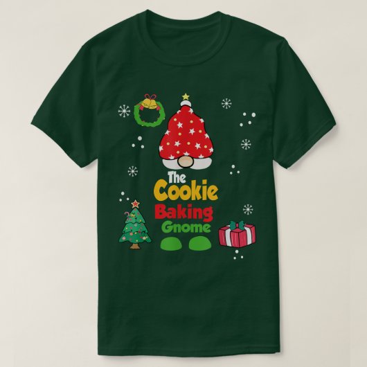 het koekje bakken is een grappige kerstpyjama voor t-shirt (Design voorkant)