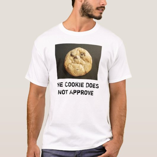 Het koekje keurt niet goed t-shirt (Voorkant)