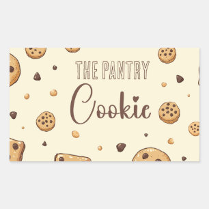 Het koekje van de pantry rechthoekige sticker