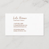 Het koekje van de pantry visitekaartje (Achterkant)