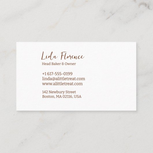 Het koekje van de pantry visitekaartje (Achterkant)