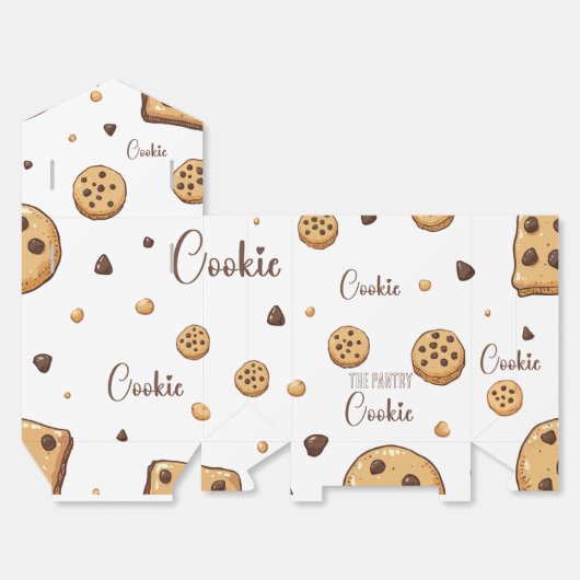 Het koekje van de voorraadkast (wit) bedankdoosjes (Ongevouwen)
