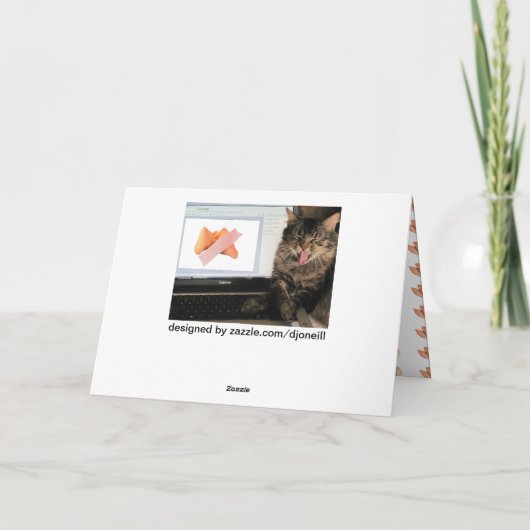 Het Koekje van het fortuin versus de Cake van de Kaart (Achterkant)