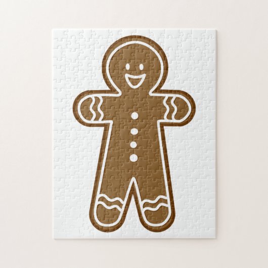 Het koekje van het Man van de peperkoek Legpuzzel (Verticaal)