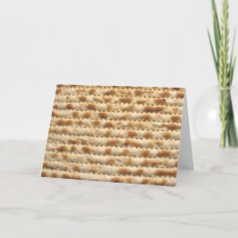 Het koekje van Matzah flatbread Kaart