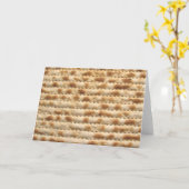 Het koekje van Matzah flatbread Kaart (Gele Bloem)