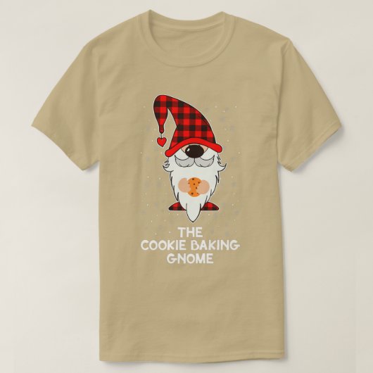 Het koekjesbakker Gnome Pset Lover Xmas Baker of T-shirt (Design voorkant)