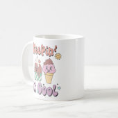 Het koel houden Retro Zomer Koffiemok (Voorkant links)