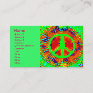 Het koele Abstracte Psychedelische Visitekaartje