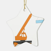 Het koele Idee van de Gift van de Jongen van de Keramisch Ornament (Links)