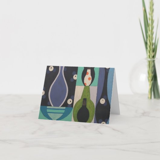 Het koele Ontwerp Notecard van het Midden van de Bedankkaart (Voorkant)