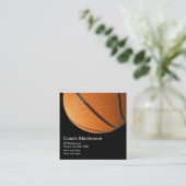 Het koele Ontwerp van de Bus van het Basketbal Vierkante Visitekaartje (Staand voorkant)