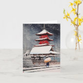 Het koele oosterse Japanse Kawase art. van het de Kaart (Gele Bloem)