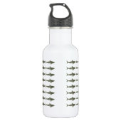 Het koele patroon van haaien waterfles (Achterkant)