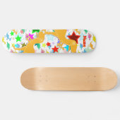 Het koele Skateboard van de Dinosaurus t-Rex met (Horizontaal)