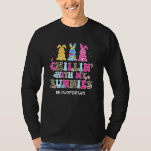 Het koelen met mijn Kindergarten Lopard Bunn T-shirt