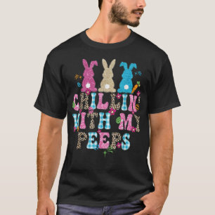 Het koelen met mijn Peeps Bunny Rabbit Leopard T-shirt