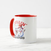 Het koelen met mijn snowmies mok (Voorkant links)