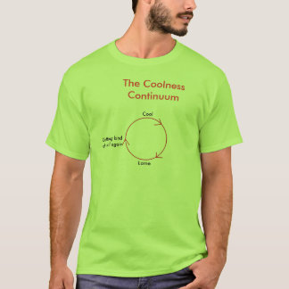 Het koelheidscontinuüm t-shirt