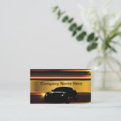 Het koelste autothema visitekaartje (Staand voorkant)