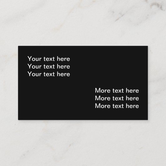 Het koelste autothema visitekaartje (Achterkant)