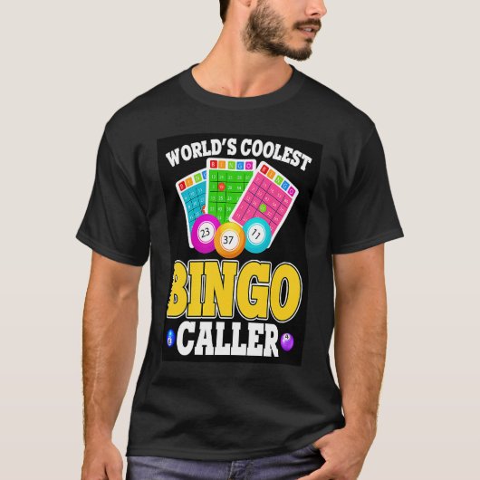Het koelste BINGO Cadeau van de Bezoeker van de we T-shirt (Voorkant)