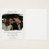 Het Koestje van de weddenschap aan Dank Gast op Ge Visitekaartje (Voorkant /achterkant)