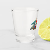 Het kogelslijpglas shot glas (Links)