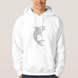 Het Koi-blad Hoodie