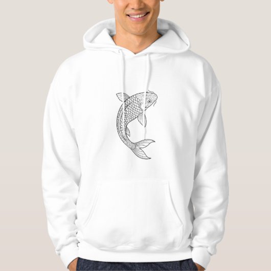 Het Koi-blad Hoodie (Voorkant)