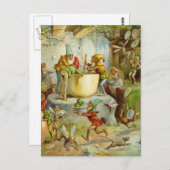 Het koken in de Keuken van de Gnoom Briefkaart (Voorkant / Achterkant)