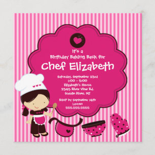 Het koken nodigt de uitnodigingen van de Partij va