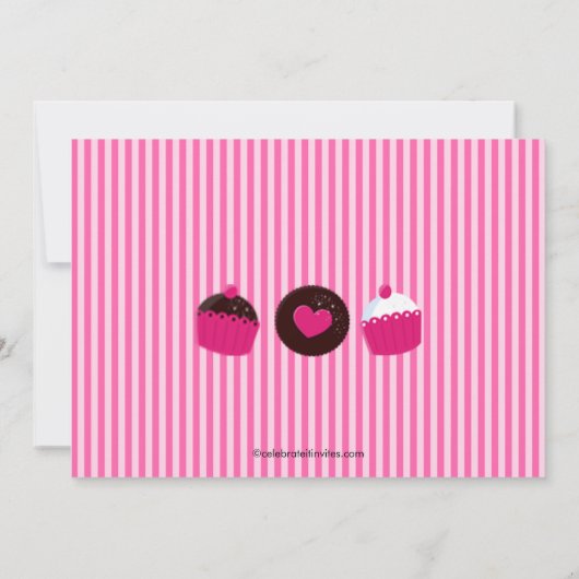 Het koken nodigt de uitnodigingen van de Partij va (Achterkant)