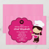 Het koken nodigt de uitnodigingen van de Partij va (Voorkant / Achterkant)