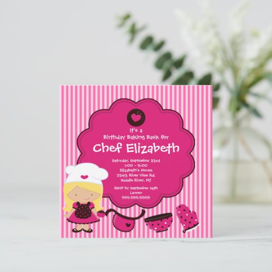 Het koken nodigt de uitnodigingen van de Partij va (Staand voorkant)