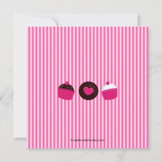 Het koken nodigt de uitnodigingen van de Partij va (Achterkant)